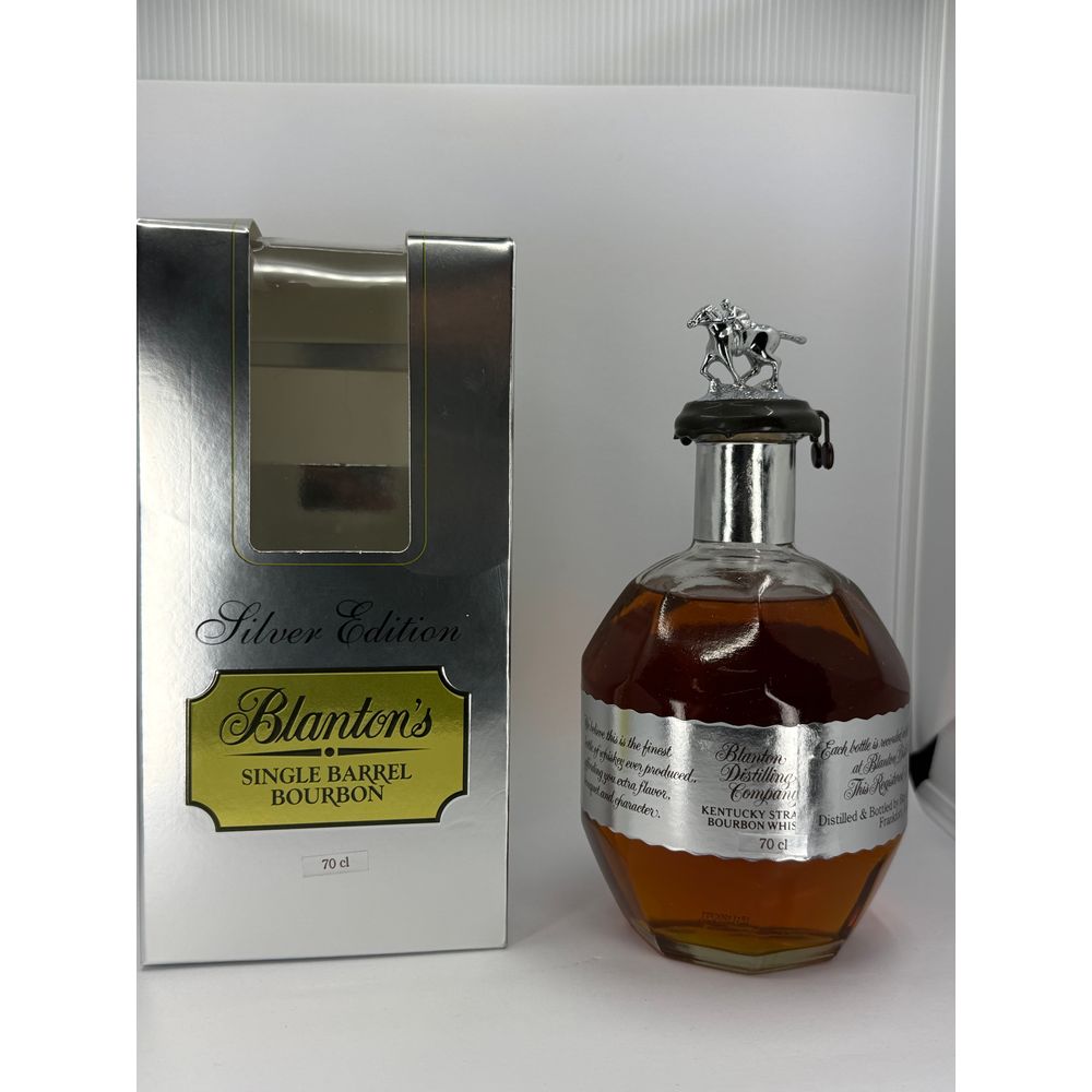 Blanton's Silver Edition Single Barrel Bourbon Rare Box Mint Condition - Mint wax