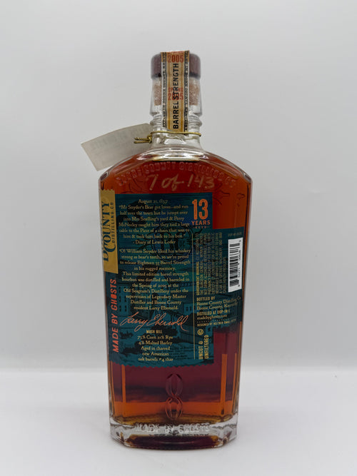 Boone County 13 Year 115.85 Proof Distillery Collection Barrel B0584