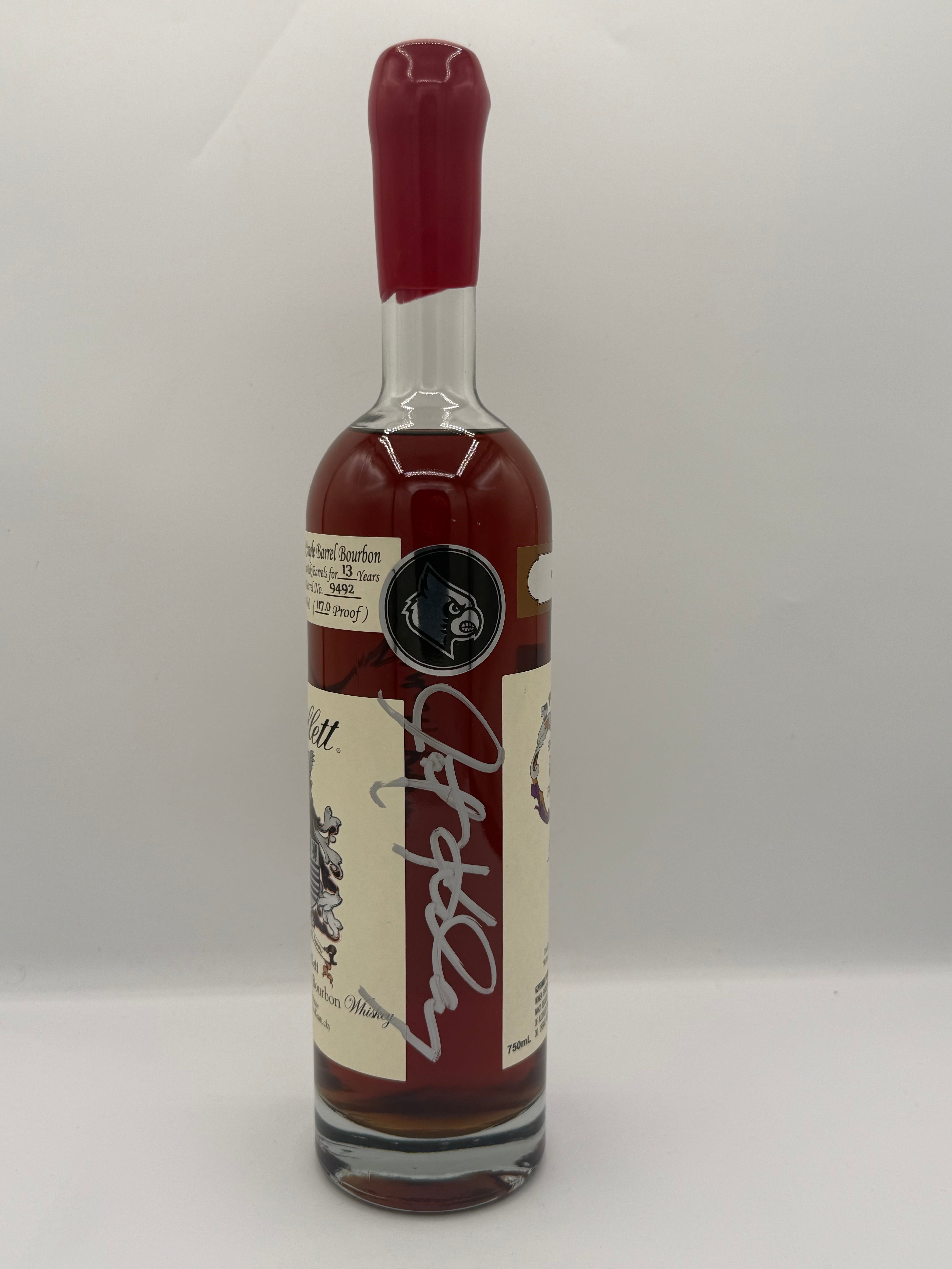 Willett Family Estate Single Barrel Bourbon 13 Year Old #9492 Louisville Seven 117 Proof Red Wax Revival