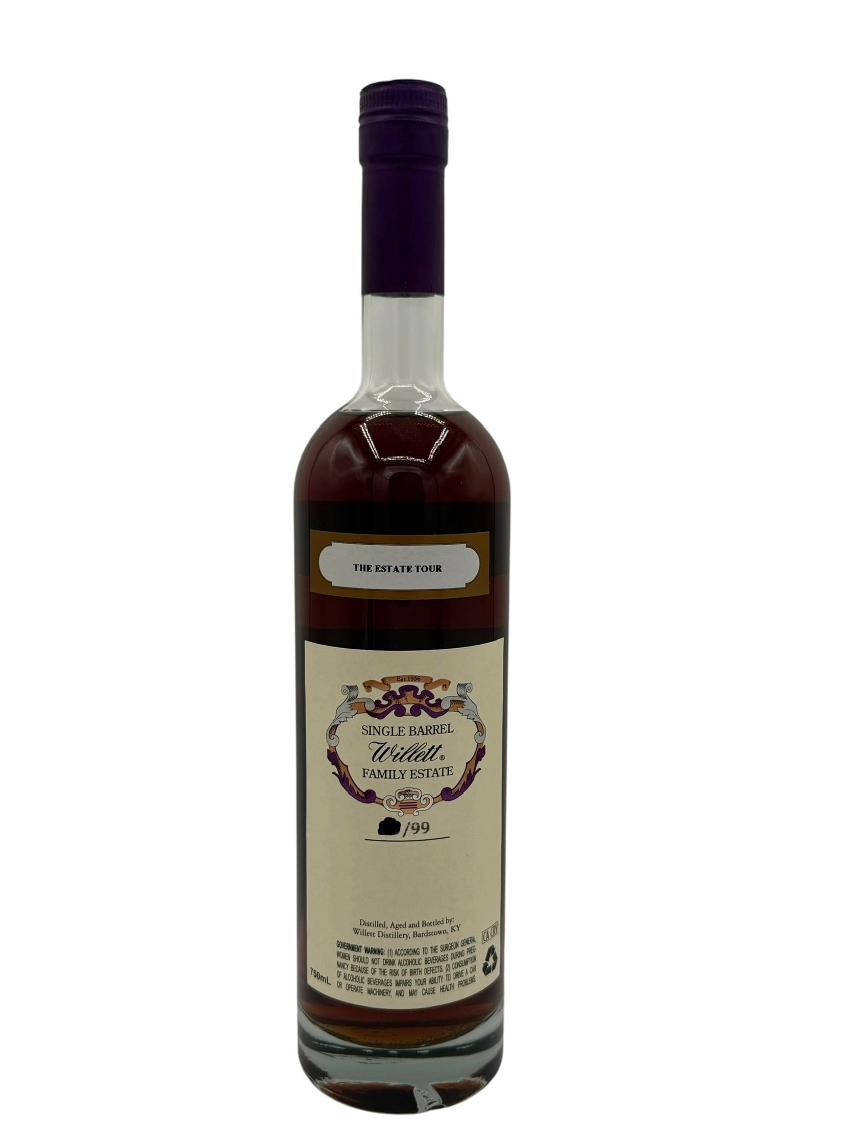 Willett Family Estate Single Barrel Bourbon 11 Year Old #5266 137.8 Proof (THE ESTATE TOUR)