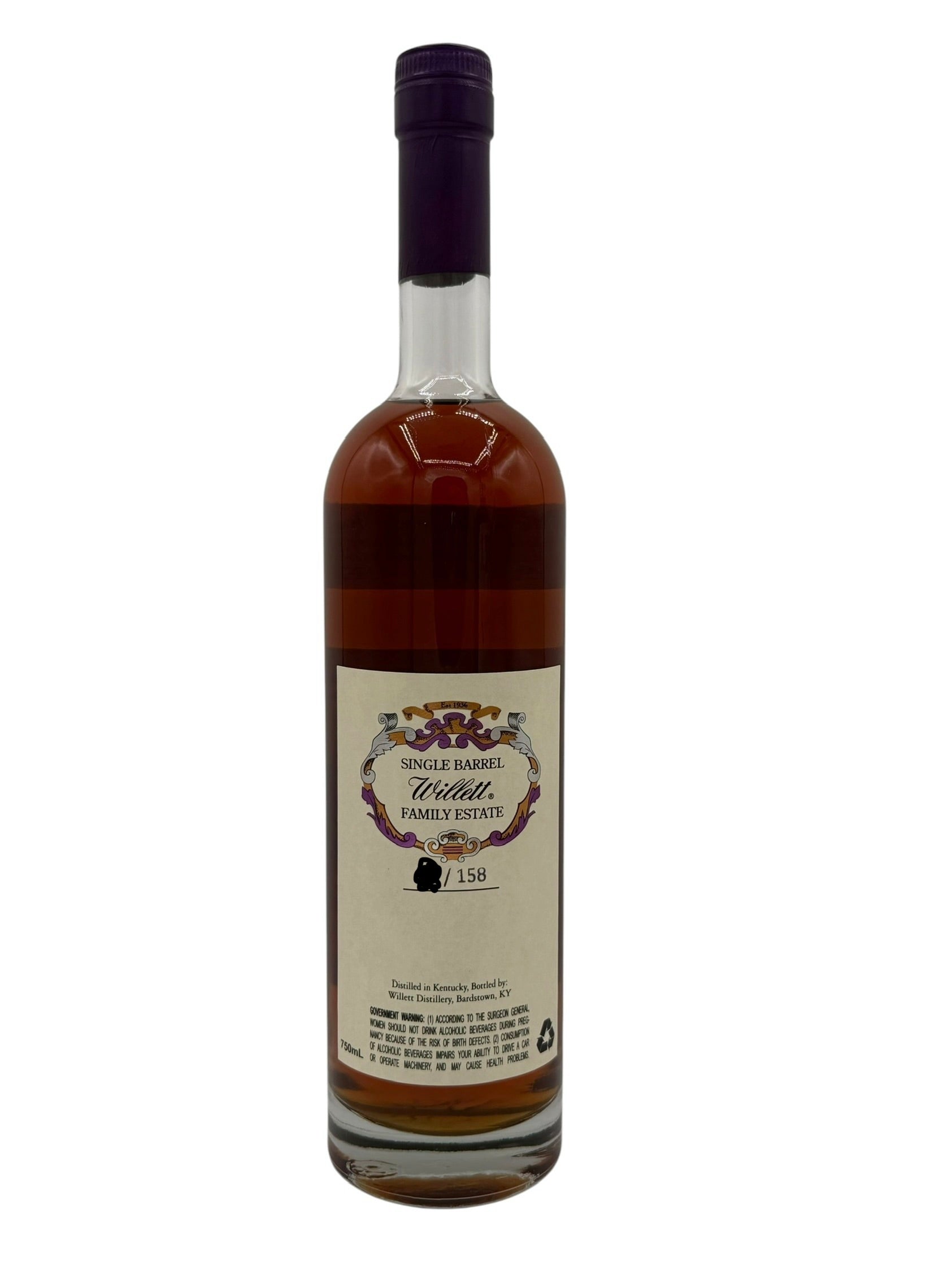 Willett Family Estate Single Barrel Bourbon 11 Year Old #4433