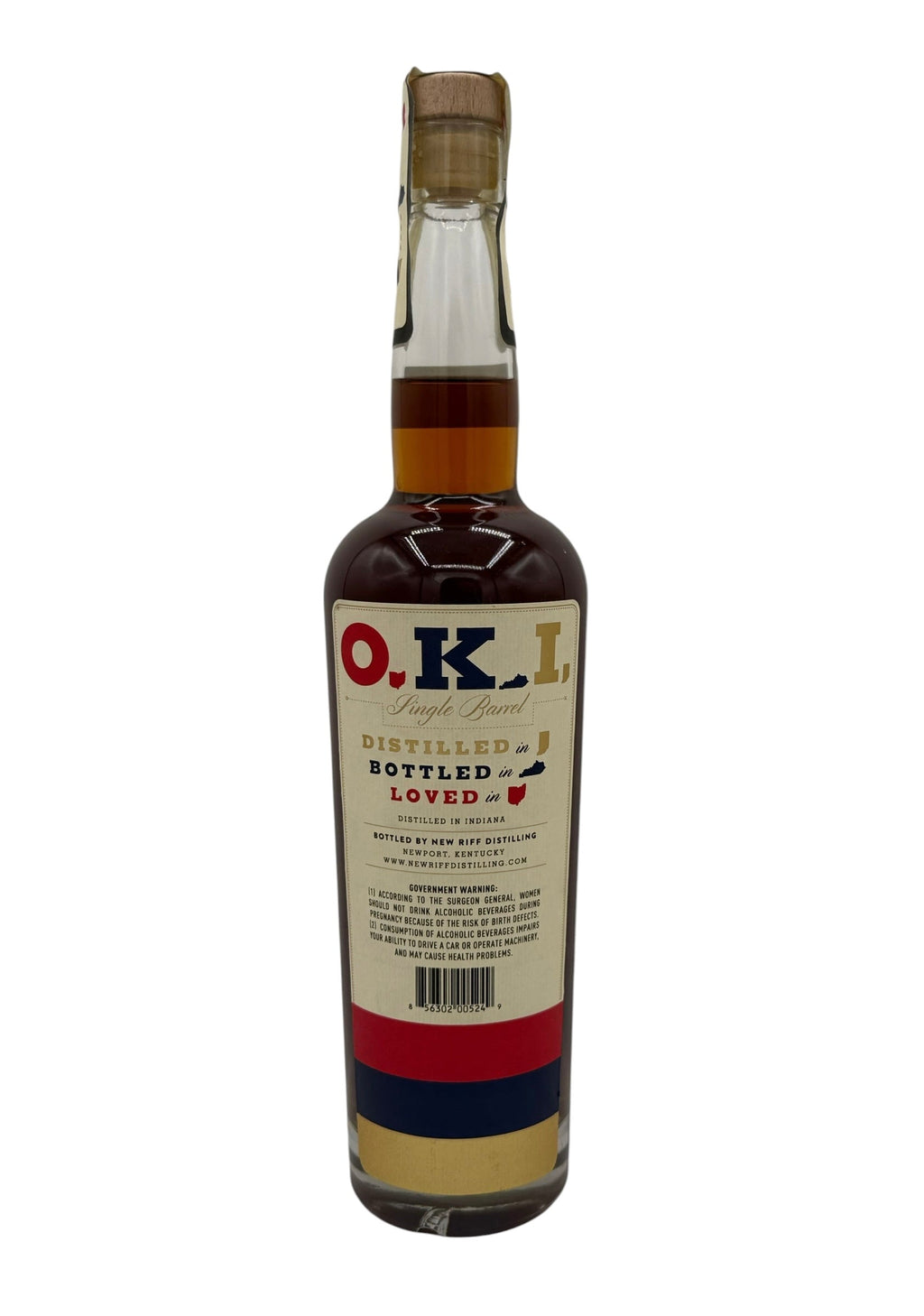 O.K.I. 12 Year Single Barrel Bourbon #295 110.6 Proof (Liquor Barn / Party Mart)