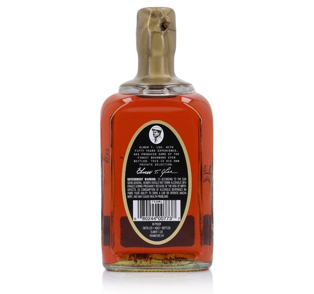 Elmer T. Lee Wax 90 Proof RARE (Selected For Binny's By Joe C)