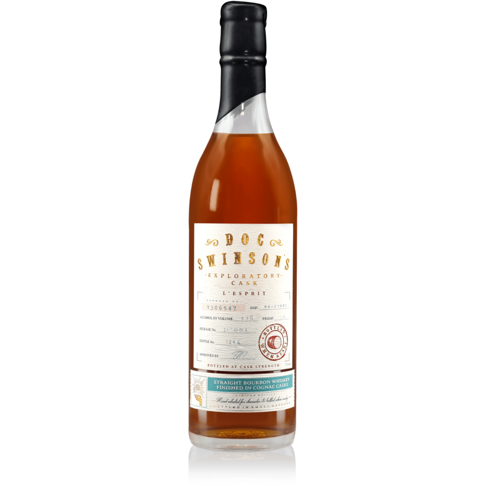 Doc Swinson's L’Esprit (“The Spirit”) Straight Bourbon Finished in Cognac Casks