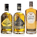 Quiet Man Irish Whiskey & Quiet Man 8 Year & Celtic Honey Irish Liqueur Bundle