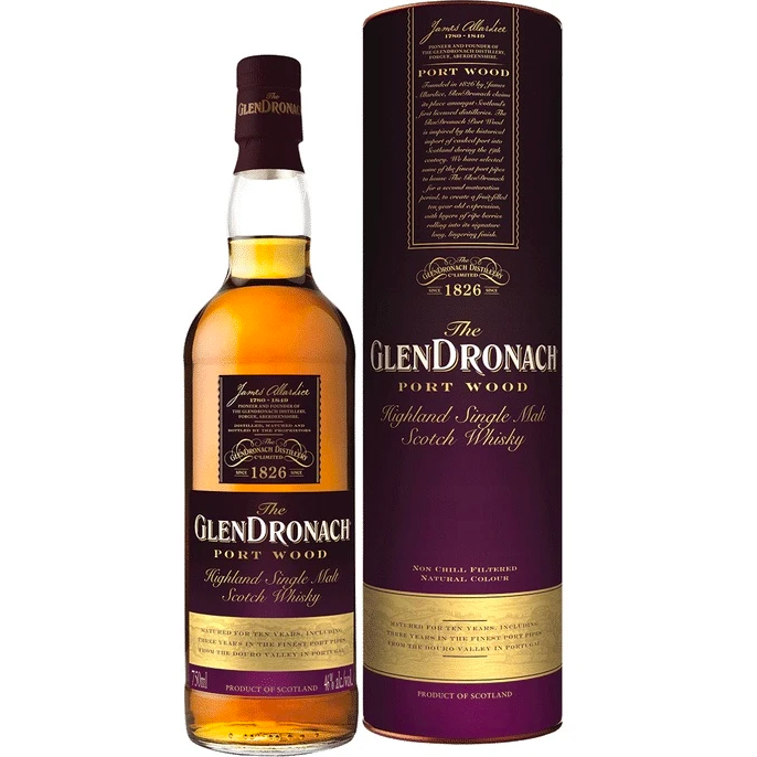 The GlenDronach Port Wood Highland Single Malt Scotch Whisky