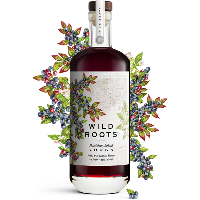 Wild Roots Huckleberry Infused Vodka