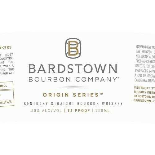 Bardstown Bourbon Co. Origin Series Kentucky Straight Bourbon