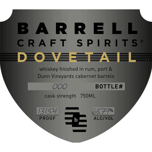 Barrell Craft Spirits Gray Label Dovetail 15 Year