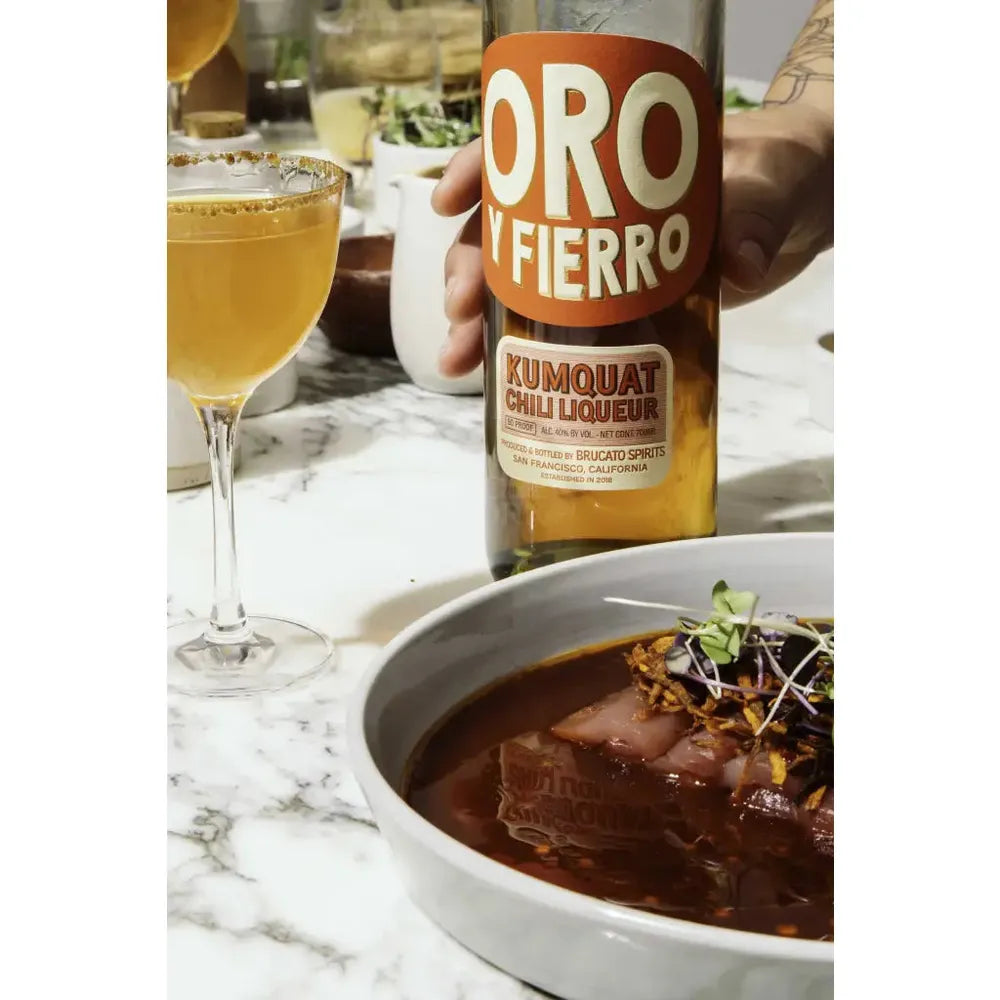 Brucato Amaro Oro Y Fierro Kumquat Chili Liqueur 700ml