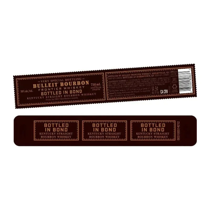 Bulleit Bottled In Bond Straight Bourbon 750ml
