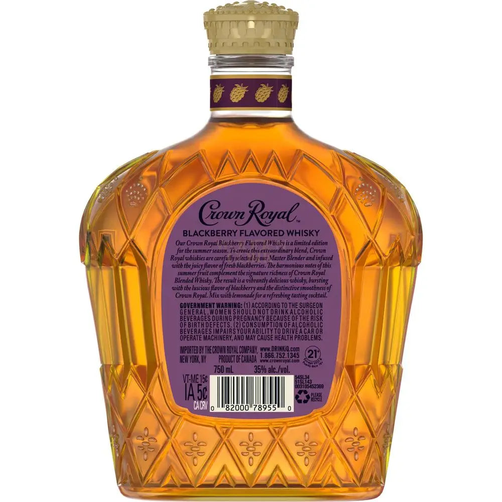 Crown Royal Blackberry Flavored Whisky 3 Pack
