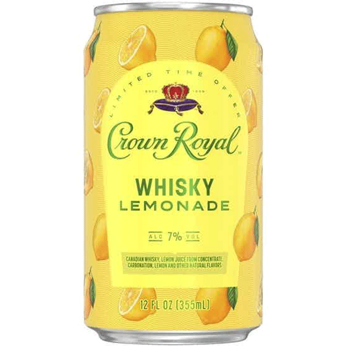 Crown Royal Whiskey Lemonade Canned Cocktail 4pk