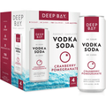 Deep Bay Vodka Soda Cranberry Pomegranate 4pk