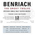 BenRiach 12 Years Old The Smoky Twelve Three Cask Matured Speyside Single Malt Scotch Whisky