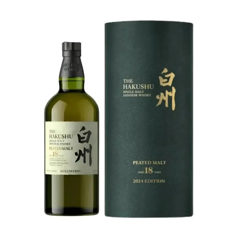 Hakushu 18 Year Old Peated Malt Japanese Whisky 2024 Edition 700mL