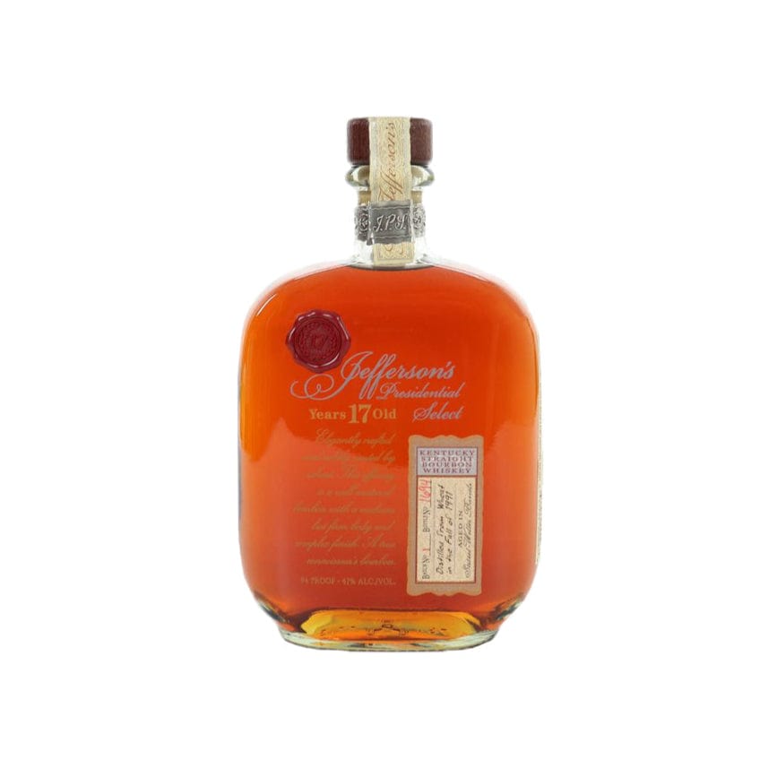 Jefferson's Presidential 17 Year Old Batch No. 3 Select Kentucky Straight Bourbon Whiskey