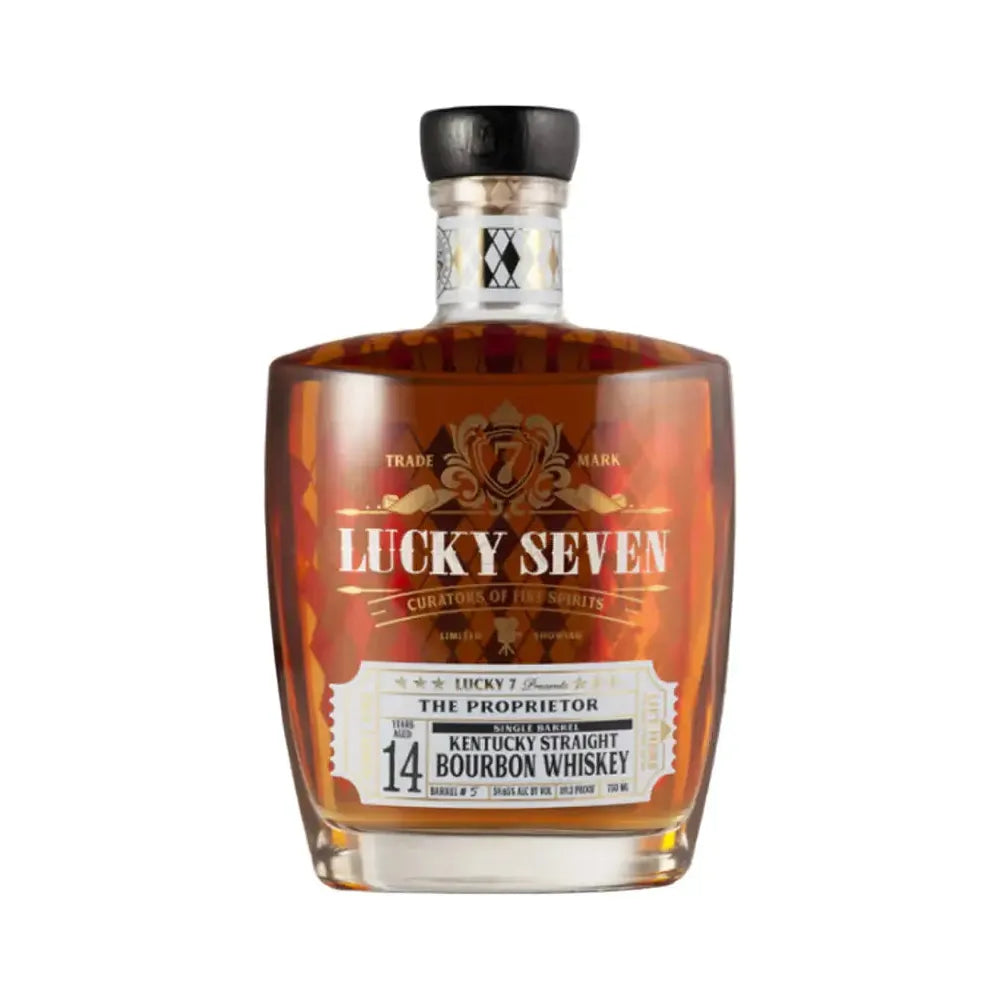 Lucky Seven Spirits The Proprietor 14 Year Single Barrel Bourbon Whiskey 136.3 Proof