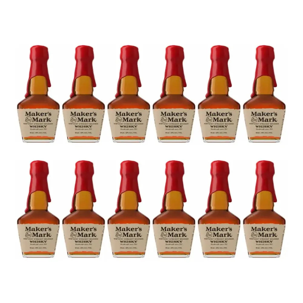 Maker's Mark Bourbon Whisky 50ml 12 Pack