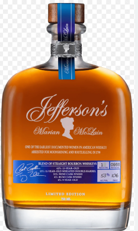 Jefferson’s Marian McLain Limited Edition Bourbon Whiskey