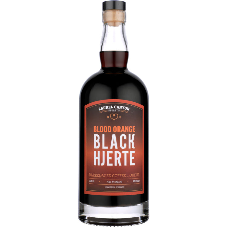 Black Hjerte Barrel Aged Blood Orange Coffee Liqueur 750mL