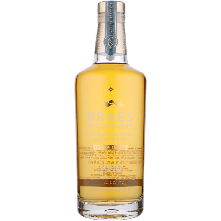 Braes of Glenlivet Secret Speyside 1990 32 Year 700mL