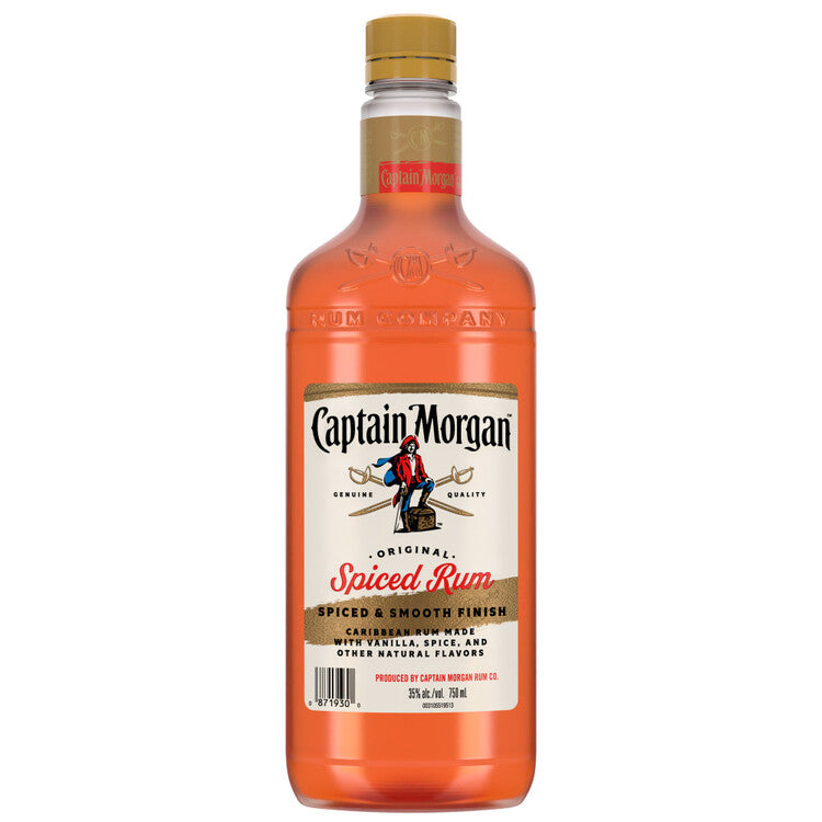 Captain Morgan Original Spiced Rum Real Madagascar Vanilla 750mL
