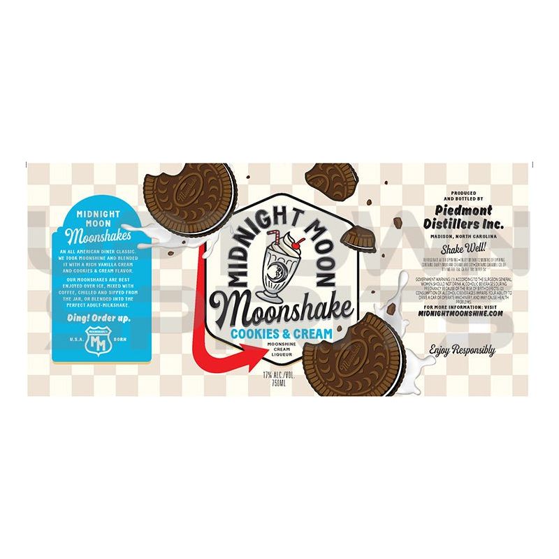 Midnight Moon Cookies & Cream Moonshake 750ml