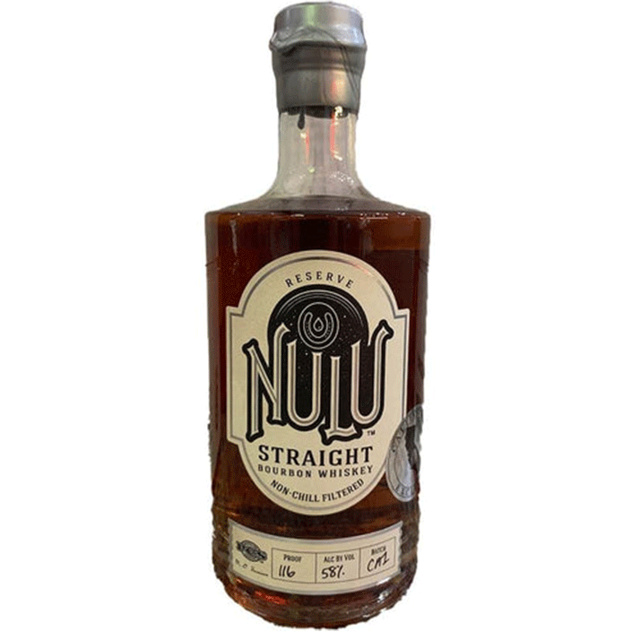 Nulu Reserve Straight Bourbon Whiskey California Exclusive