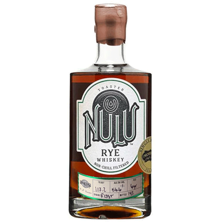 Nulu Toasted Barrel 'Prohibition Craft Spirits' 6 Year Old Single Barrel Select Rye Whiskey