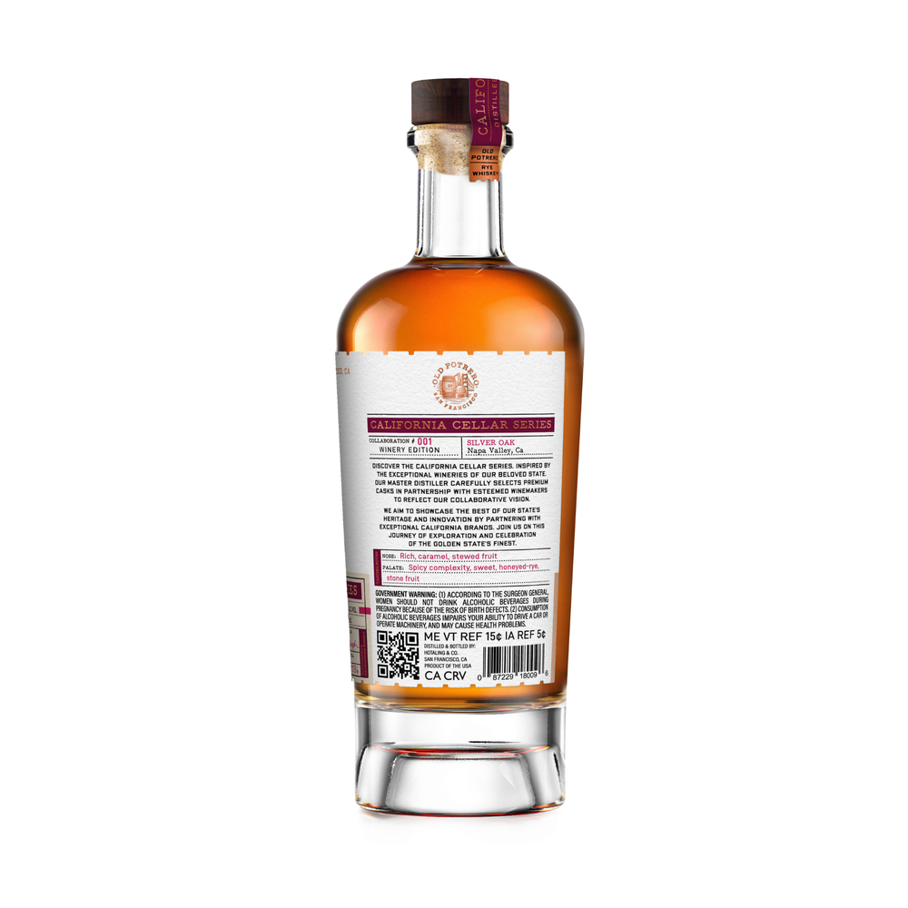 Old Potrero California Cellar Series #01 Silver Oak Finish