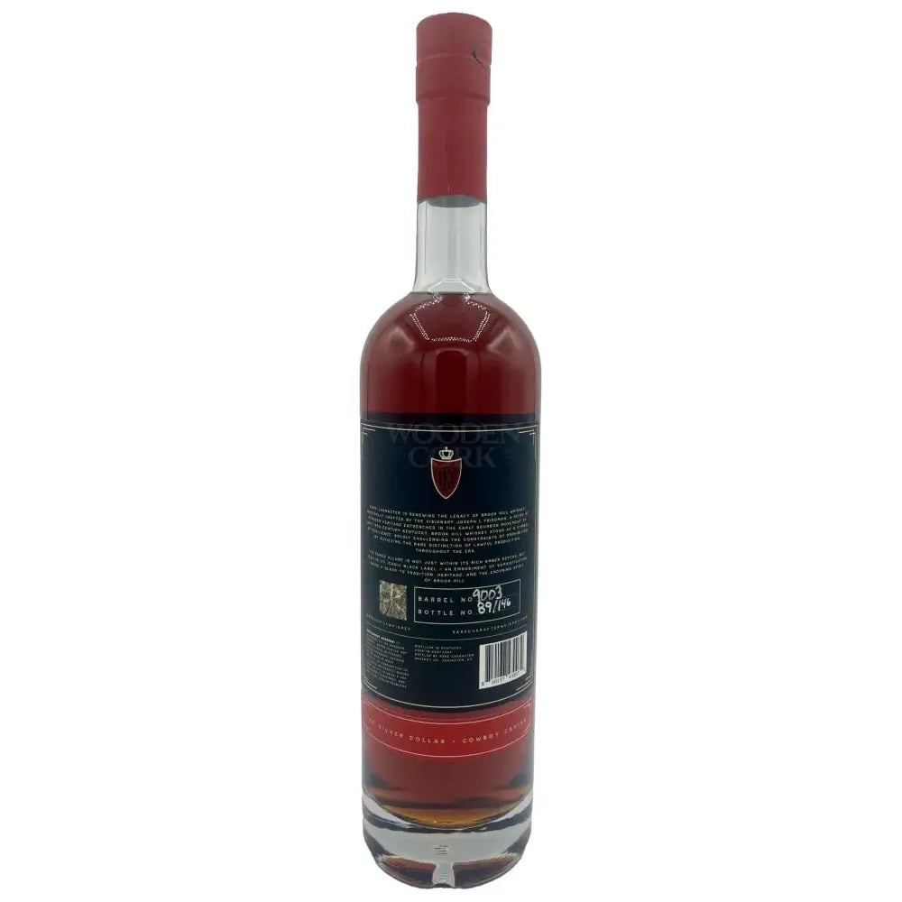 Rare Character Brook Hill Bourbon The Silver Dollar - Cowboy Caviar 9 Year 129.28 Proof