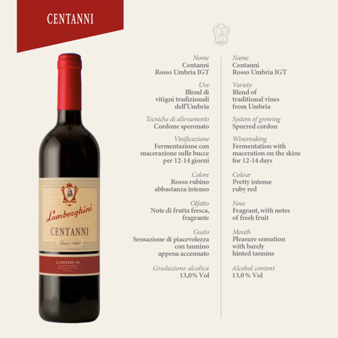 Lamborghini: Centanni Umbria Red