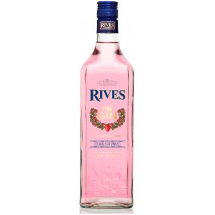 Rives Pink Spanish Distilled Strawberry Flavored Gin