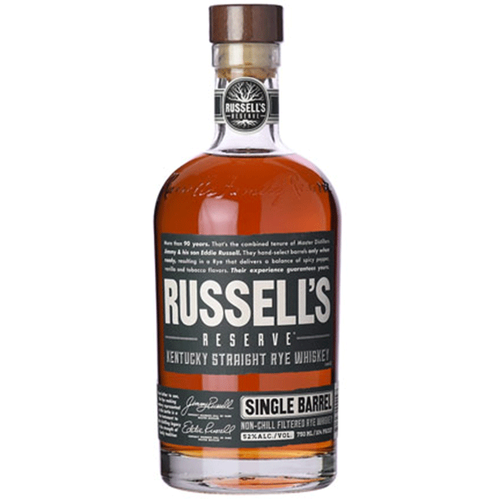 Russell's Reserve Single Barrel Kentucky Straight Rye Whiskey