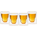 Skull Shot Glasses - Set of 4 (2.5 fl. oz.)