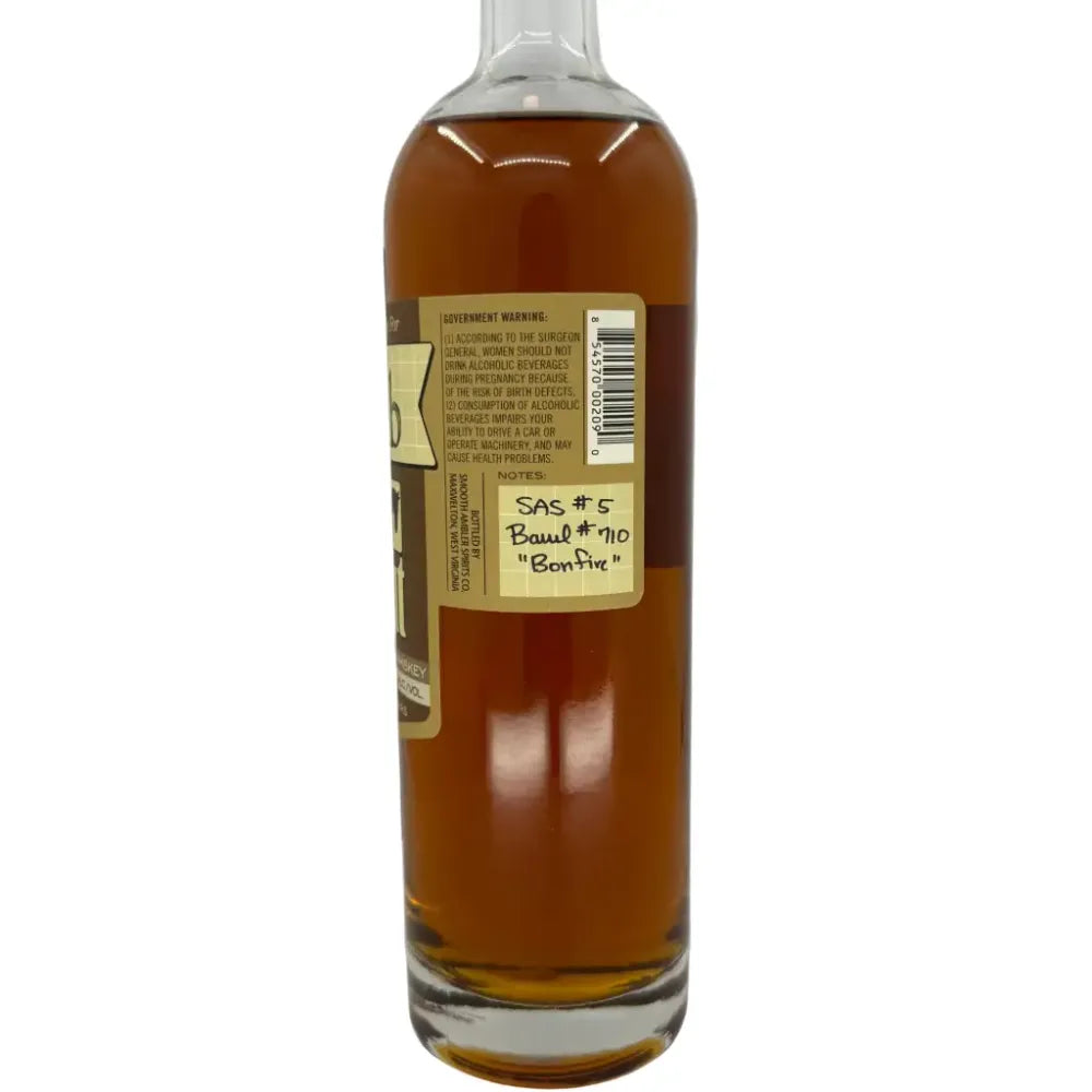 Smooth Ambler Old Scout Bourbon 9 Year 1789 SAS #5 Barrel 710 "Bonfire" 115.4 Proof