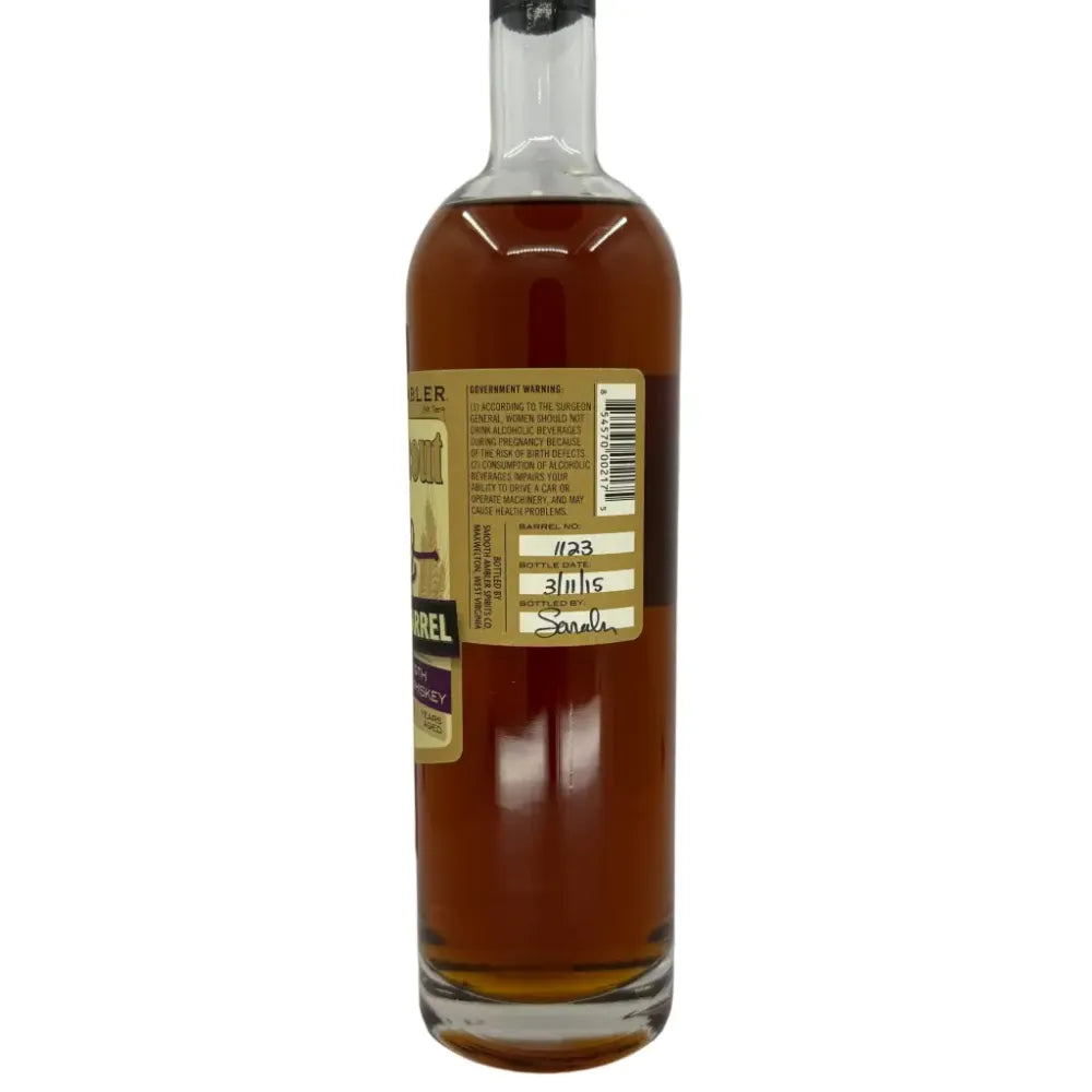 Smooth Ambler Old Scout Rye 8 Year Old Barrel #1125 3/11/15