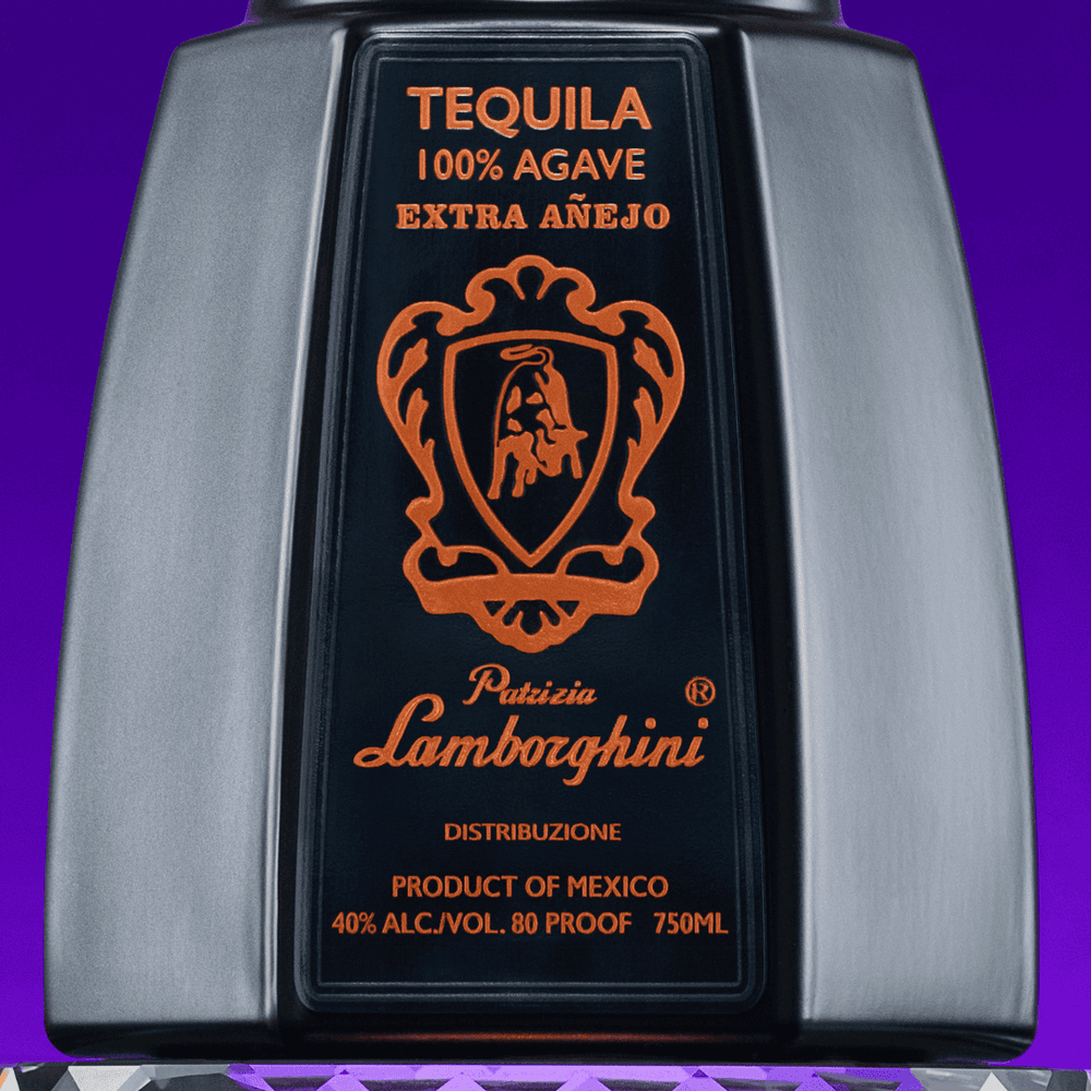 Tequila Patrizia Lamborghini Extra Añejo 100% Agave with Gift Box