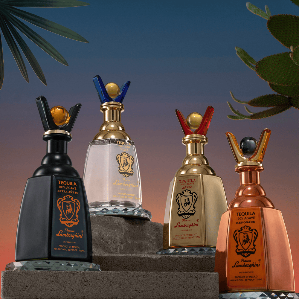 Tequila Patrizia Lamborghini Extra Añejo 100% Agave with Gift Box