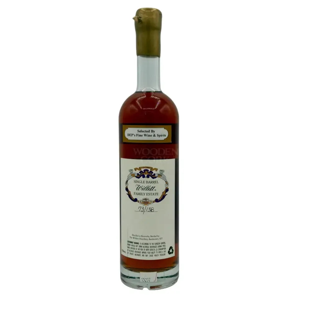 Willett Family Estate Single Barrel Bourbon 10 Year Old #816 126.7 Proof Gold Wax
