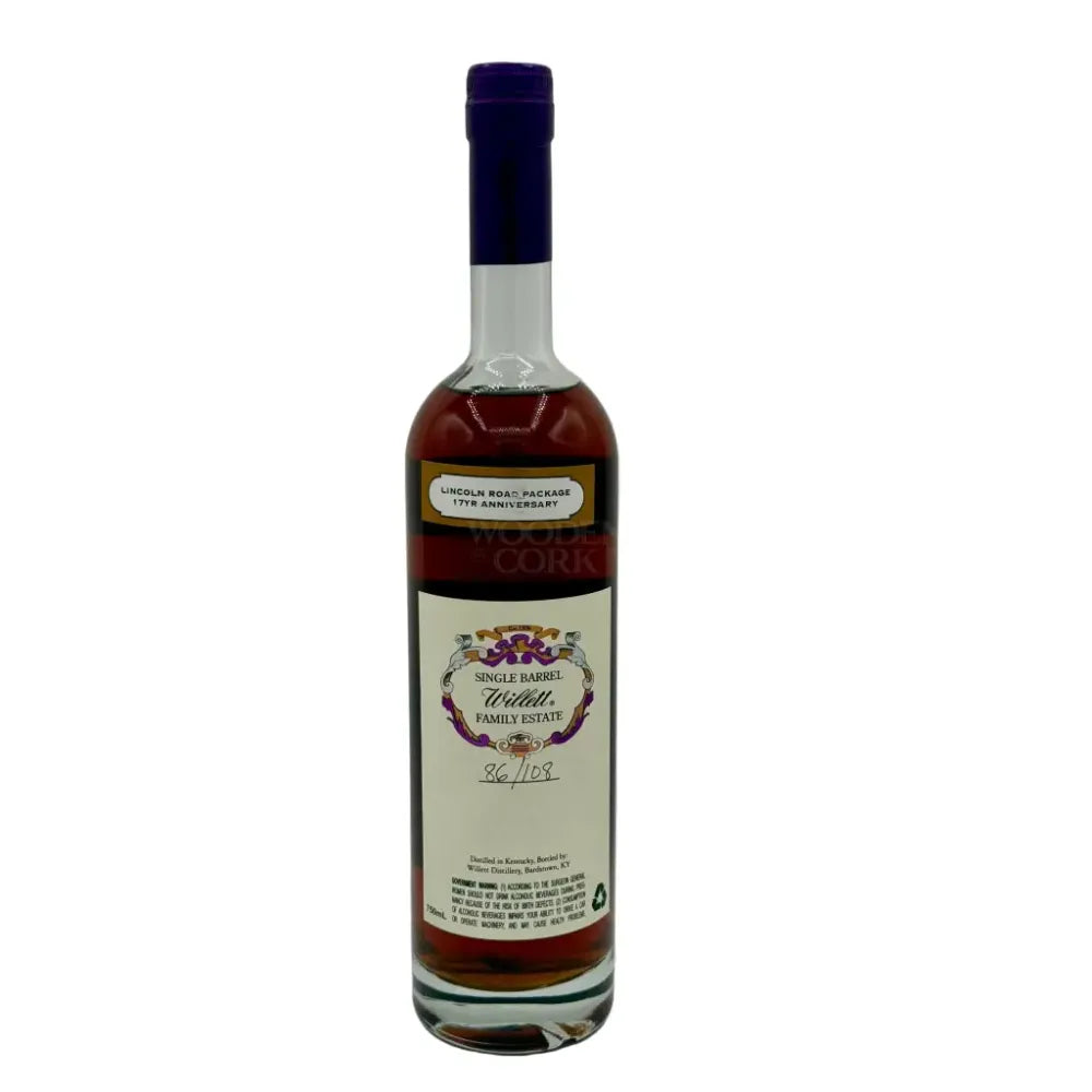 Willett Family Estate Single Barrel Bourbon 15 Year Old #784 121.2 Proof