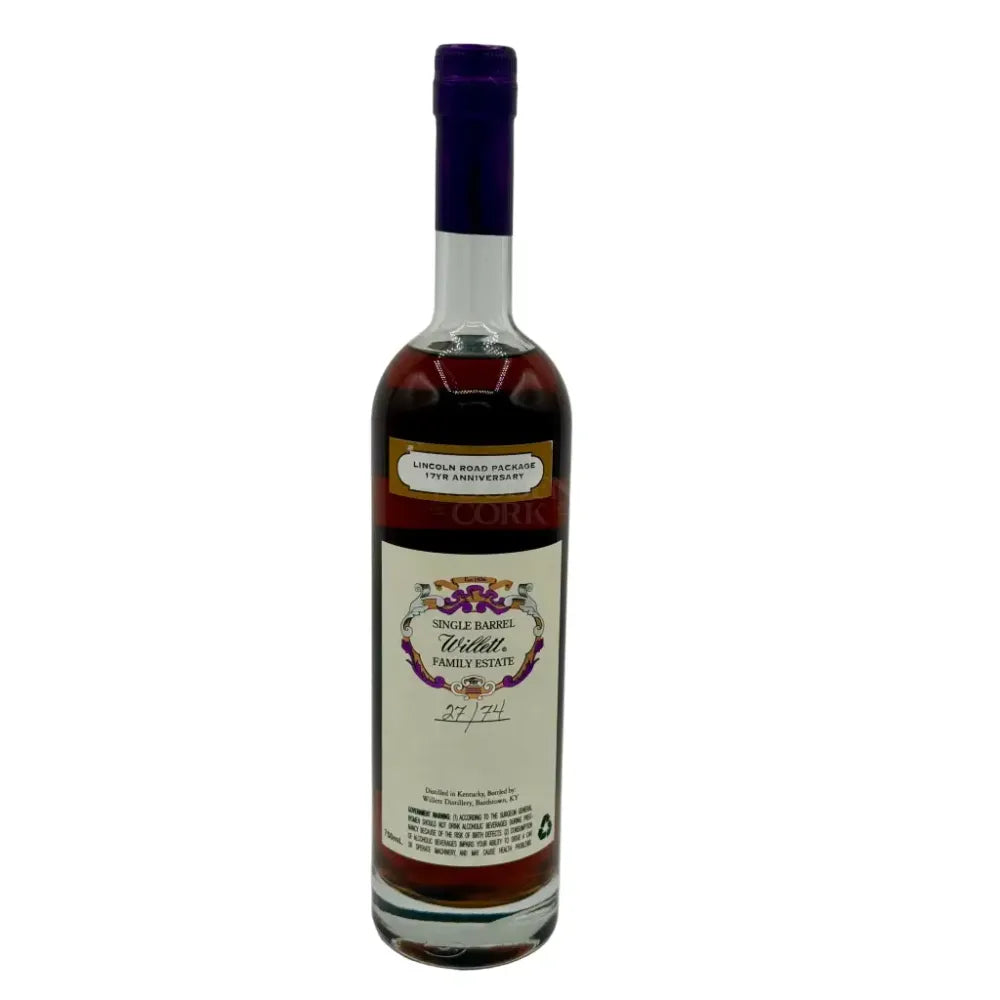 Willett Family Estate Single Barrel Bourbon 17 Year Old #1563 124 Proof