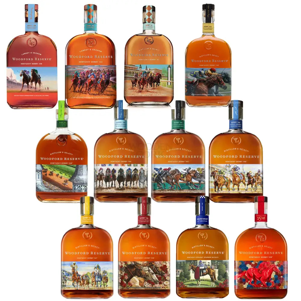 Woodford Reserve Kentucky Derby Limited Collectors Set #139-150