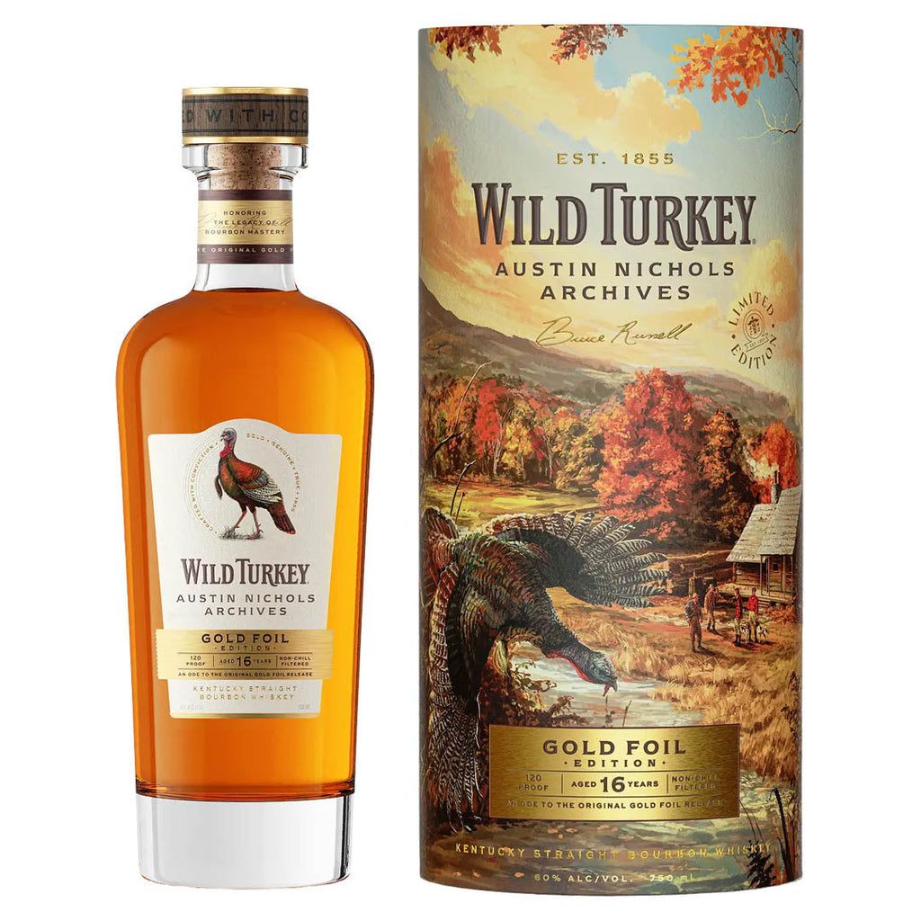 Wild Turkey Austin Nichols Archives 16 Year Gold Foil Whiskey 750mL