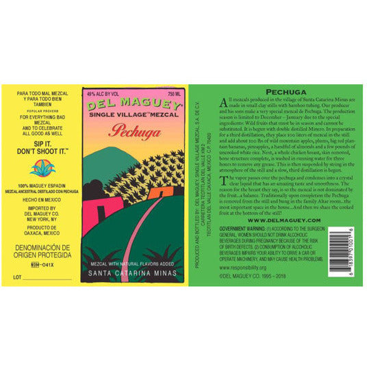 Del Maguey Pechuga Mezcal Tequila